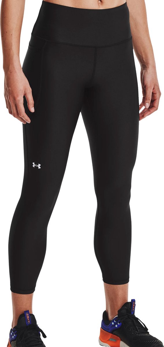 Under Armour Tech Hi Ankle Leg-BLK Dames Sportbroek - Zwart - Wit van Merkloos — afbeelding 5