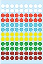 Huismerk Herma 1831 Etiket Rond 8mm Assorti - 10 Pakjes met 5 velletjes stickers