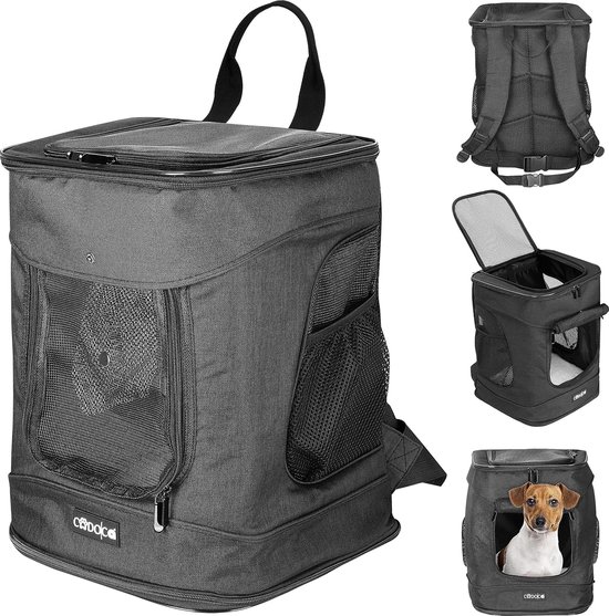 Sac à dos pour chien jusqu'à 12kg Confort de portage Sécurité