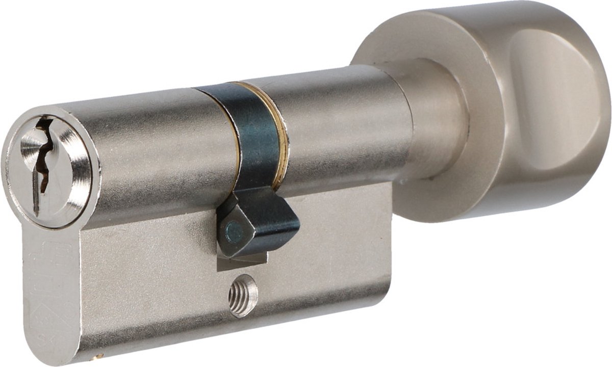 S2 set veiligheidscilinders S6 K45/40 SKG 2, knopcilinders (set van 3 stuks, gelijksluitend)