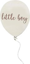Houten ballon - Little Boy - Jongen - 15x11cm - Geboorte - Baby - Wandhanger - Decoratie - Zwangerschapsaankondiging