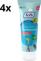 TePe Daily Kinder Tandpasta - 4 x 75 ml - Voordeelverpakking