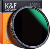 K&F Concept - Variabele ND3-1000 ND Lensfilter 52MM - Verstelbare Neutrale Dichtheid met Super Slanke 24 Multilayer Coatings - Optisch Glas voor Camera Lens - Fotografie Accessoire - Langzame Sluitertijd Effect - Water- en Stofafstotend