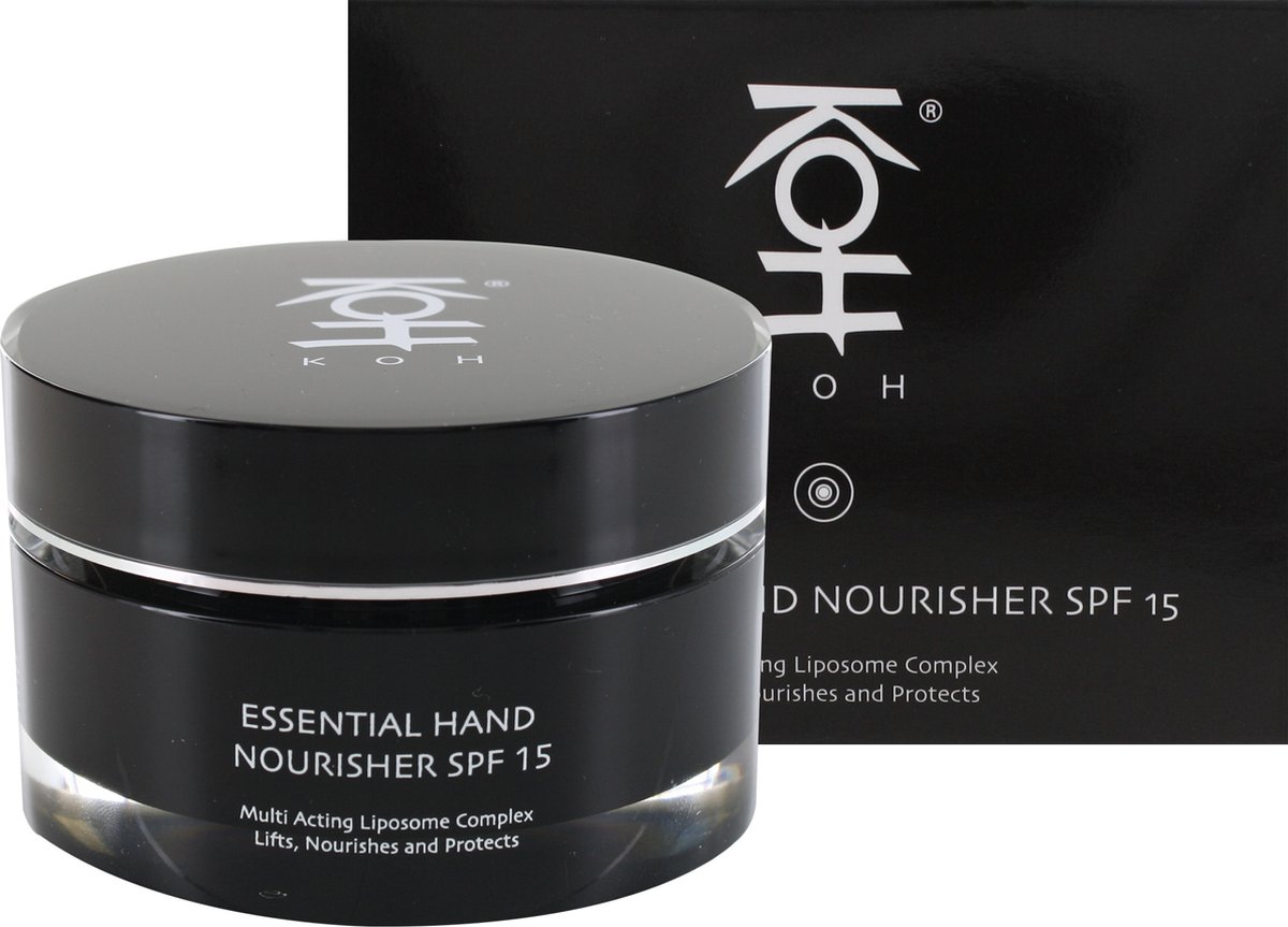 Goedkoopste KOH Essential Hand Nourisher Voedende Handcrème - Vitamine A, Aloë Vera en Collageen - tegen rimpels en oneffenheden, voor een gladde en strakke huid - 100ml.