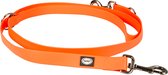 Duvoplus - Uitlaatriem Voor Dieren - Hond - Explor South Duo Leiband Pvc Xxl 200cm/25mm Neon Oranje - 1st