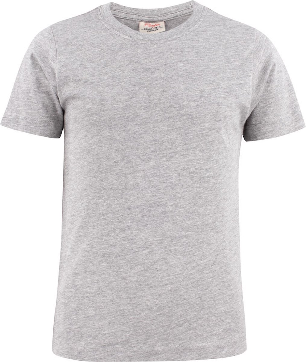 Printer HEAVY T-SHIRT JUNIOR 2264015 - Grijs Mêlee - 110/120