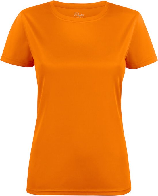 Printer T-Shirt Active Run Femme 2264026 Oranje - Taille 3XL