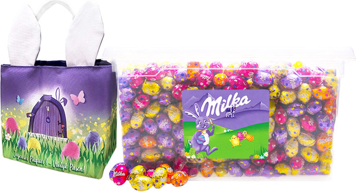 Milka paaseitjes – chocolade voor Pasen – 10kg - Milka