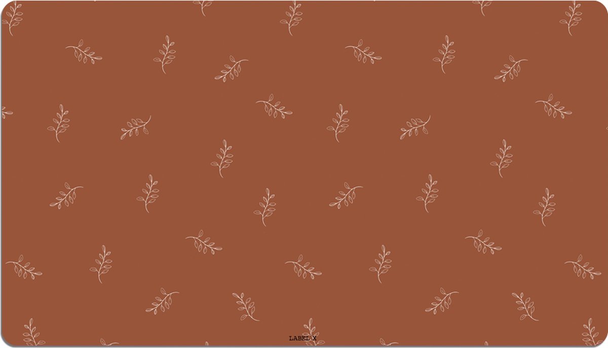 Label2X - Knutselmat Rust Leaf - 140x90cm - XL - Placemats
