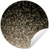 Cercle de papier peint - Fond foncé pailleté - ⌀ 30 cm - Cercle mural - Autocollant - Sticker papier peint