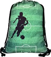 Sporttas Voetbal - met stevig rijgkoord - Ideale rugtas om te gebruiken als sporttas, zwemtas of gymtas.