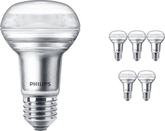 Voordeelpak 6x Philips CorePro LEDspot E27 Reflector R63 4.5W 827 36D | Zeer Warm Wit - Dimbaar - Vervangt 60W