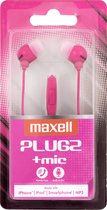 Maxell 303762 hoofdtelefoon/headset In-ear Roze