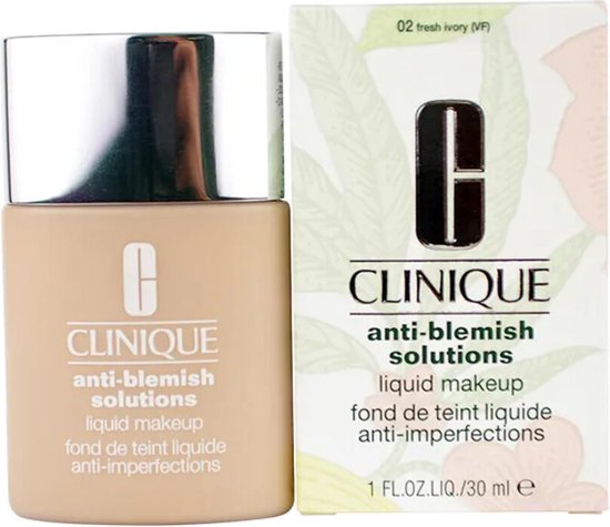 Clinique Anti-Blemish Solutions Liquid Foundation 30 ml - 02 Fresh Ivory - Clinique
