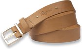 Legend Dames - Leren Riem - Naturel - 90 cm