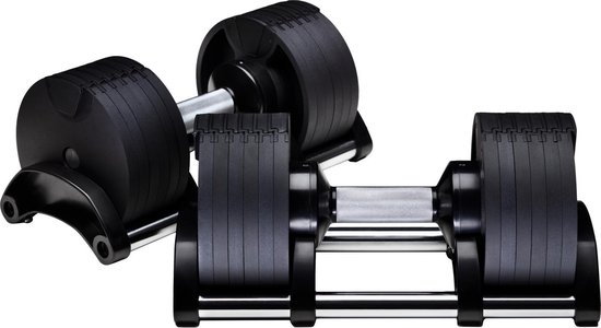 Productief Symposium elegant fitnessRAW twist-pro verstelbare dumbells set 20kg | bol.com