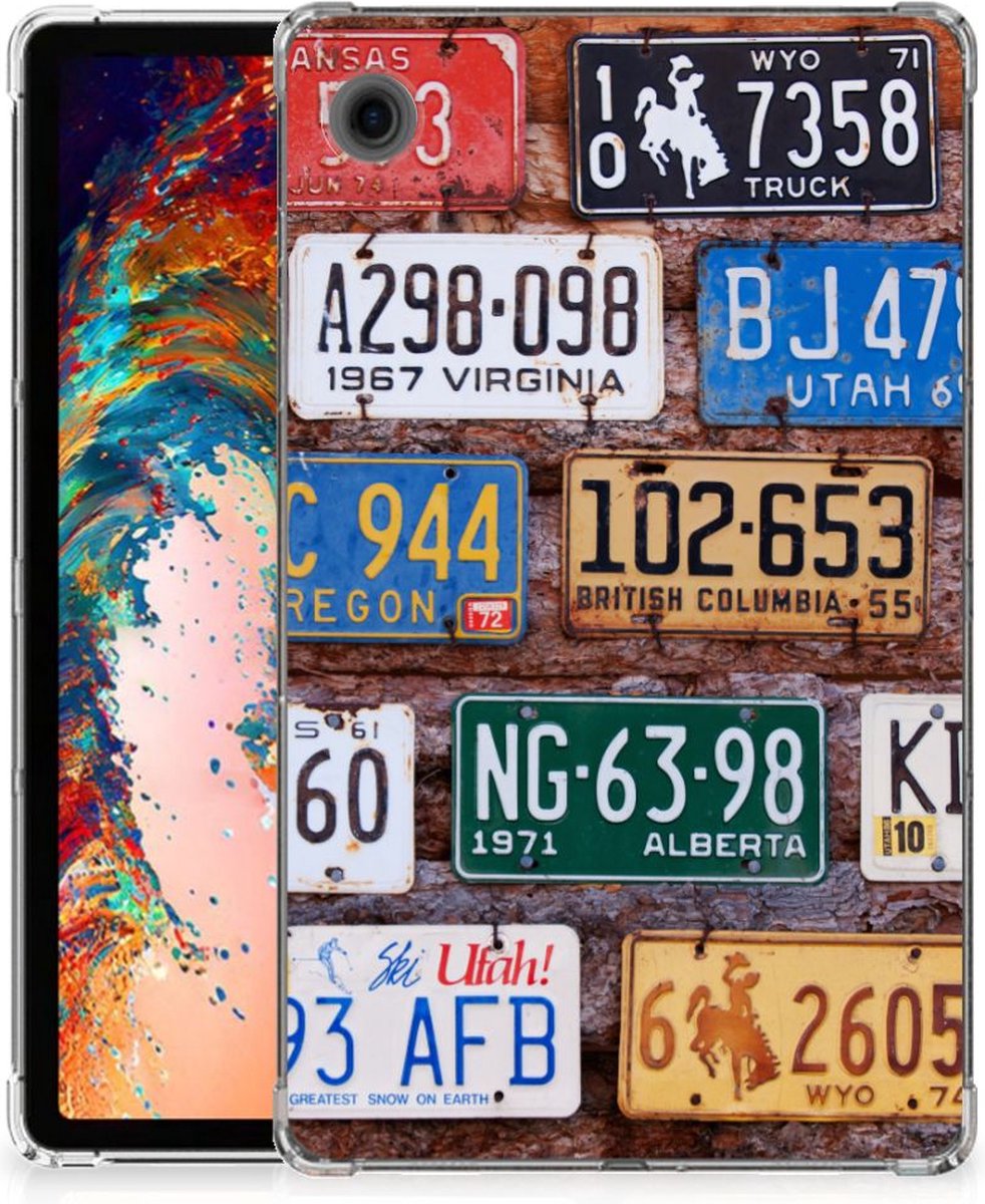 Samsung Galaxy Tab A9 Tablet Backcover met foto Kentekenplaten