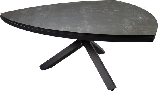 Tafel Mojito Ceramic black driehoek 170x170cm