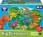 Orchard Toys - Big Dinosaur - Grote dino vloerpuzzel - 50 stukjes - vanaf 4 jaar