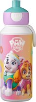 Mepal pop-up drinkfles Campus - 400 ml – Sluit goed af – Drinkbeker voor kinderen – Paw Patrol Girls