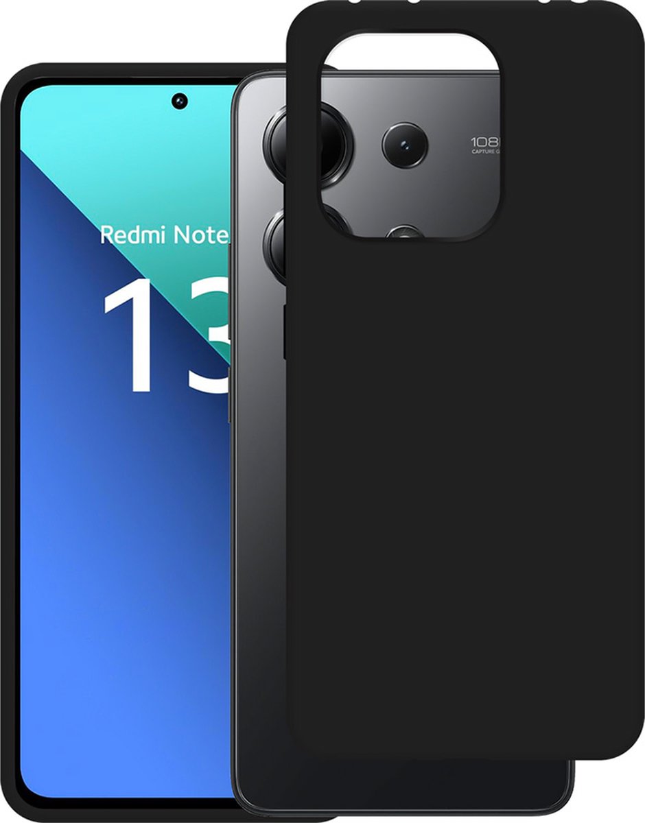 Just in Case Soft Design Xiaomi Redmi Note 13 4G Back Cover Zwart