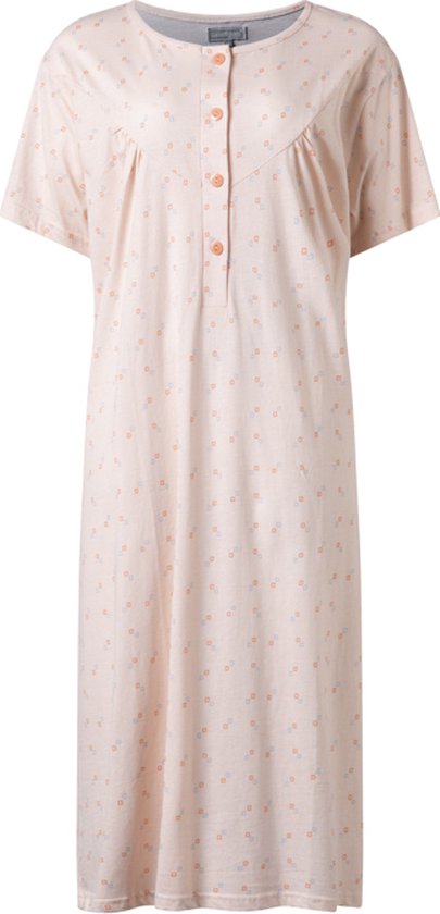 Dames nachthemd korte mouw van cocodream 614625 in roze maat L