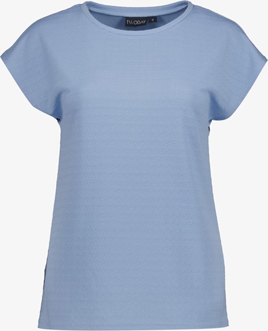 TwoDay dames T-shirt blauw - Maat 3XL