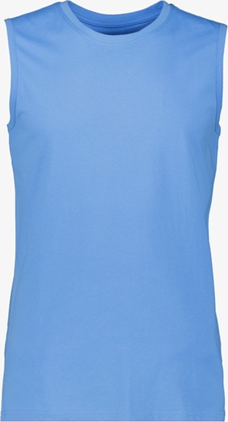 Unsigned basic heren singlet lichtblauw - Maat S