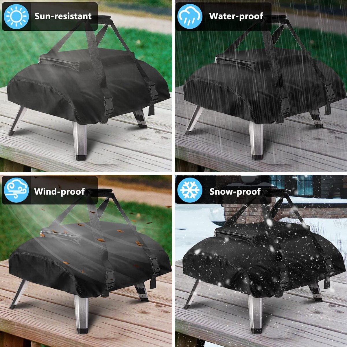 Draagtas voor Ooni Koda 16, Pizza Oven Cover voor Ooni 16 Outdoor Pizza Oven Accessoires Draagbare Draagtas voor Ooni 16 met Tas (Alleen Cover) – foto 2