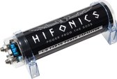 HiFonics HFC1000 - Autoversterker - Condensator 1 Farad - Power capacitor - Stroom buffer 1.0 Farad - Elco - met Volt meter