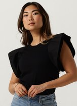 Liu Jo Jersey/popeline T-shirt Tops & T-shirts Dames - Shirt - Zwart - Maat M