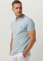 Paul Smith Mens Slim Fit Ss Polo Shirt Zebra Polo's & T-shirts Heren - Polo shirt - Lichtblauw - Maat L