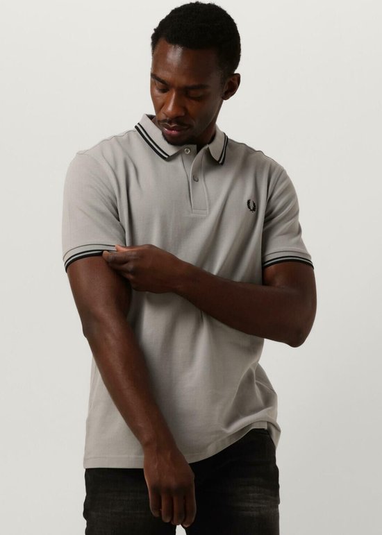 Fred Perry The Twin Tipped Fred Perry Shirt Polo's & T-shirts Heren - Polo shirt - Lime - Maat XS