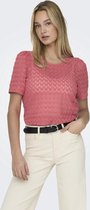 Only T-shirt Onllea S/s Ruffles Top Jrs Noos 15313965 Cayenne Taille Femme - XS