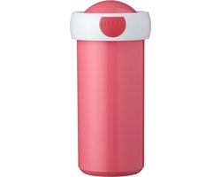 foto van Mepal schoolbeker Campus – 300 ml – Sluit goed af – Drinkbeker voor kinderen – Roze