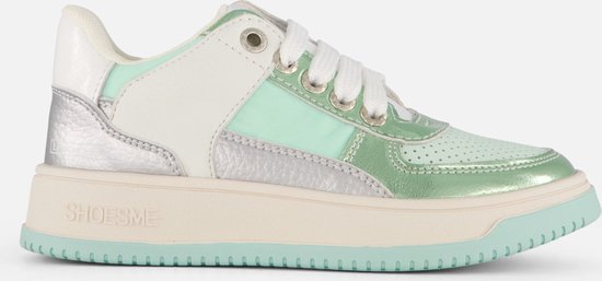 Shoesme Sneakers groen Leer - Dames - Maat 32