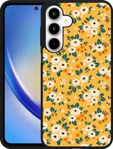 Cazy Hardcase Hoesje geschikt voor Samsung Galaxy A35 Vintage Bloemenprint