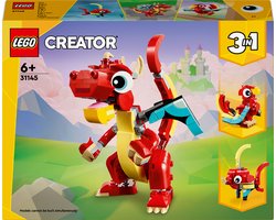 foto van LEGO Creator 3in1 Rode draak - 31145