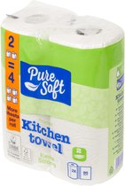 Papier essuie Pure Soft - 2 Rouleaux