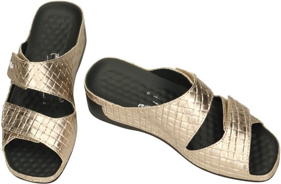 Vital -Dames - goud - slippers & muiltjes - maat 41