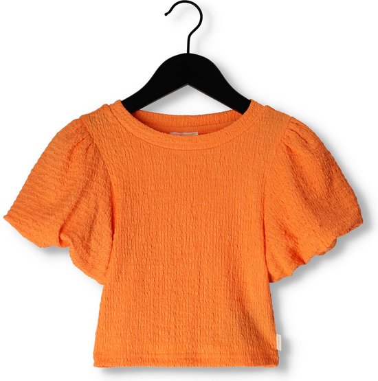 Ai&Ko Adelle Tops & T-shirts Meisjes - Shirt - Oranje - Maat 128