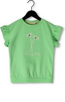 Like Flo Ss Sweater Crochet Flower T-shirts & T-shirts Filles - Chemise - Vert - Taille 128