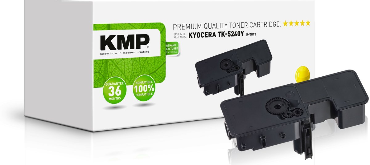 KMP Toner vervangt Kyocera TK-5240Y Compatibel Geel 3000 bladzijden K-T84Y