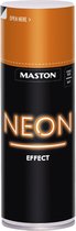 Peinture en aérosol Maston Neon Effect - orange - peinture décorative en aérosol - 400 ml