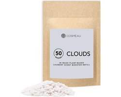 Cosmeau Geurbooster Wolkendek Clouds Navulling Refill - MADE in Holland - Geurparels - 50 Wasbeurten - Fris - 250g - Geurkralen Wasparfum Scent Booster