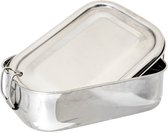 Lunchbox - broodtrommel - bewaarbakje aluminium 15x 10x 5 cm