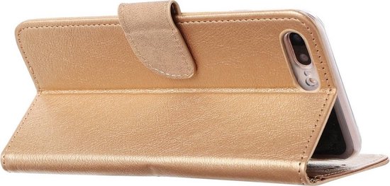 Siliconen Phone Wallet Bookcase adaptée à iPhone