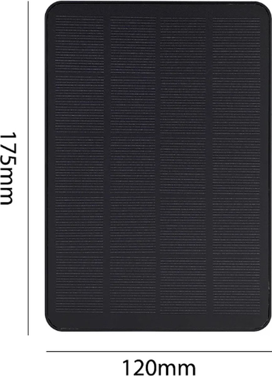 TLVX Zonnepaneel Waterproof Micro USB / Type C aansluiting / Extern Solar Panel / Voor Eufy / Ring / Cams / Oplader Bewakingscamera / Deurbel / 10W / 5V / IP65 / Zonnecel oplader outdoor / 1 stuks – foto 4