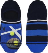 XPOOOS heren footies padel tennis blauw - 43-46