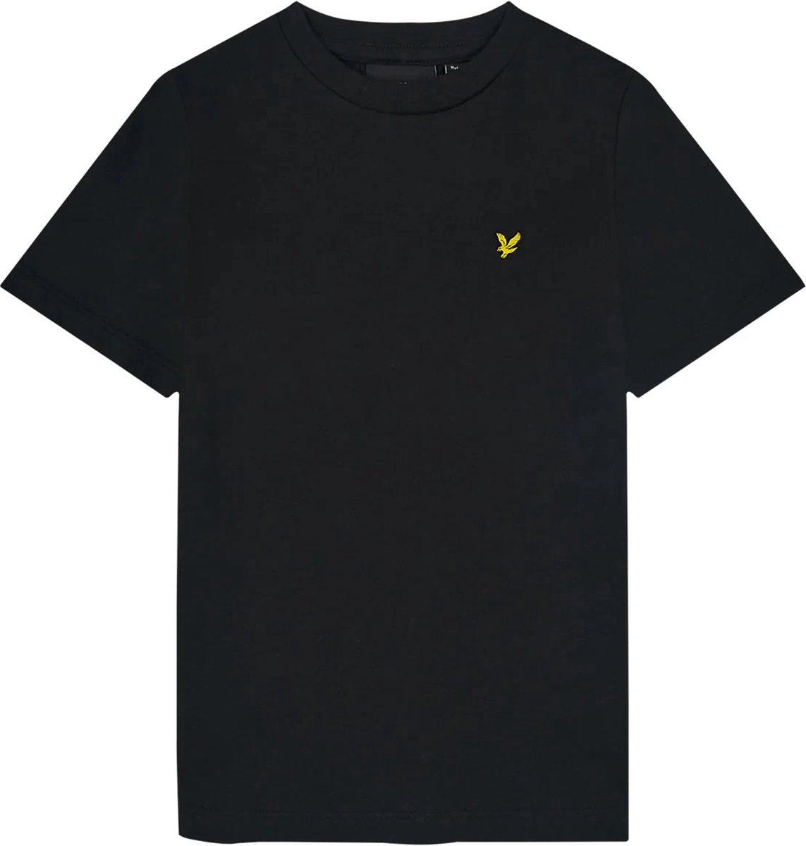Lyle & Scott Plain T-shirt B Polo's & T-shirts Jongens - Polo shirt - Zwart - Maat 152/158